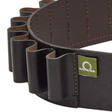 Chatham Pull Up Leather Cartridge Belt Dark Brown