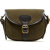Chatham Waxed Canvas Cartridge Bag Green/Dark Brown