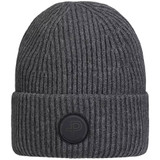 Pelle Petterson Mons Knitted Beanie Hat Dark Grey Melange