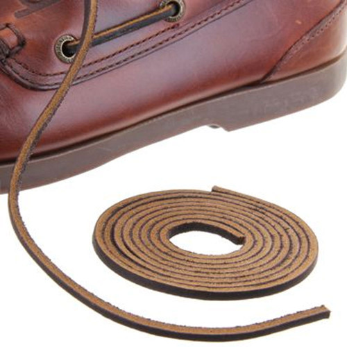 Chatham Replacement Dark Brown Leather Laces