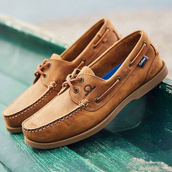 Men's Tan Boat Shoes