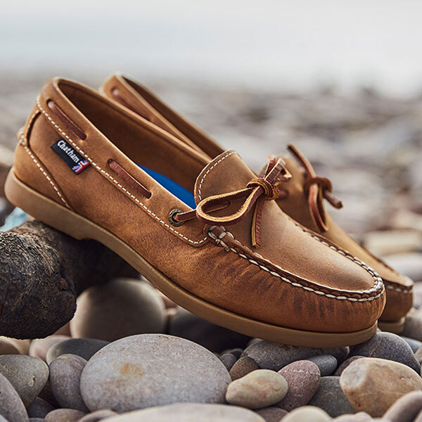 Women's Tan Boat Shoes
