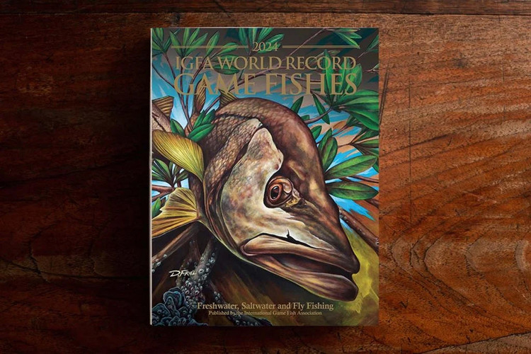 D.Friel's New Art on 2024 IGFA World Record Game Fishes Book