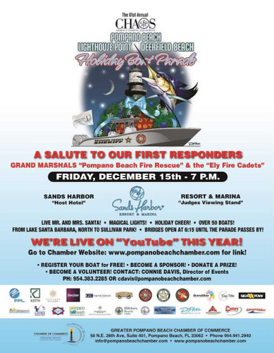 LIVE on YouTube - December 21st - Pompano Beach 61st Holiday Boat Parade Hosted By D.Friel and Jeff Martin