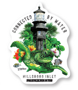 Dennis Friel Hillsboro Lighthouse Turtle sticker