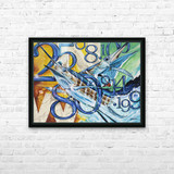 Framed Print of Elbow Coordinates by D.Friel