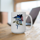 1776 Sailfish Ceramic Mug 
