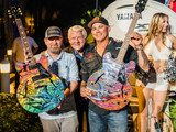 Official Tournament Art, CBW Podcast and Painted Guitars for Jimmy Johnson's Fishing Championship  2024