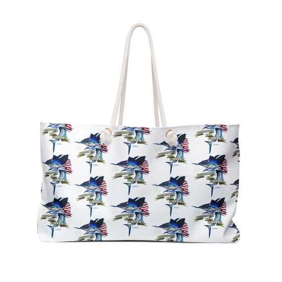 1776 Sailfish Weekender Bag in White 1776 Sailfish Weekender Bag in White
