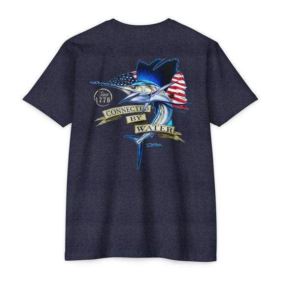 1776 Sailfish Art T-shirt
