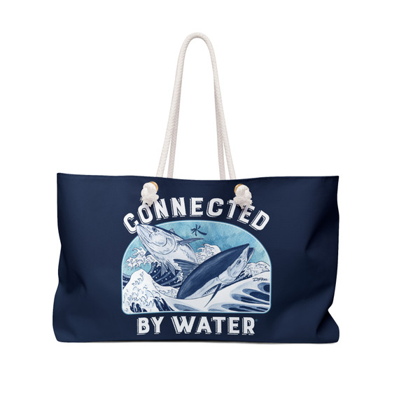 Hokusai Wave Getaway Bag in Offshore Blue