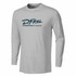 Dennis Friel Dock Masters Tarpon Performance Long Sleeve Shirt in Silver Gray Front