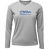 Dennis Friel Connected Worldwide Performance Long Sleeve Shirt in Silver Gray Front