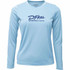 Dennis Friel Weed Dealer Performance Long Sleeve Shirt in Ice Blue Front