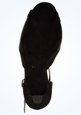 Scarpe da ballo da sala e ballo latino Saphir Merlet con tacco da 6,3 cm Nero Parte superiore [Nero]
