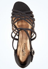 Scarpe da ballo da sala Reese So Danca con tacco da 3,8 cm Nero Parte inferiore [Nero]