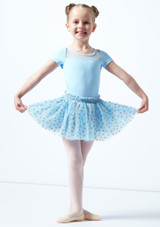 Tutù glitterato Rosemary Stardust di Bloch Blu Davanti [Blu]