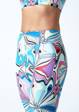 Leggings a vita alta Venus Move Dance - Marmo Dettaglio del dietro [Multi-Colore]