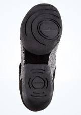 Scarpe da ballo Aurora Port Dance 1,3 cm Nero Parte inferiore 2 [Nero]