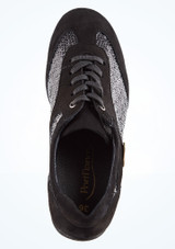Scarpe da ballo Aurora Port Dance 1,3 cm Nero Parte inferiore 2 [Nero]