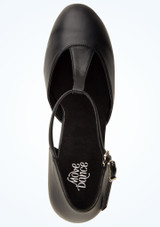 Zapato de personaje con banda en T Erika Move Dance tacón de 6,2 cm - Negro Nero Parte inferiore [Nero]