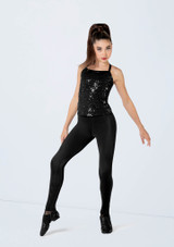 Weissman Sequin Adjustable Strap Top
