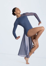 Weissman Long Sleeve Back Panel Leotard