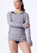 Sudadera de punto Cyrus Bloch Grigio Davanti [Grigio]