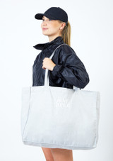 Bolso tote tejido Move Dance Grigio Davanti 2 [Grigio]