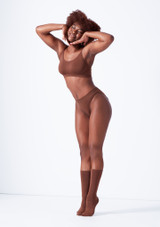 Culotte senza cuciture Annie Move Dance – Confezione da 2 Caffè Davanti 2 [Marrone]