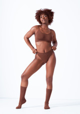 Culotte senza cuciture Annie Move Dance – Confezione da 2 Caffè Davanti 2 [Marrone]