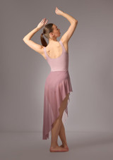 Falda asimétrica Amaya Move Dance Malva francesa Back [Rosa]