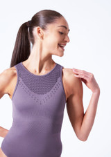 Body senza cuciture Enola Move Dance Davanti 2 [Viola]