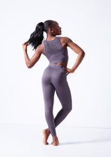 Top sin mangas sin costuras Isabelle Move Dance Slate Front 2 [Gris]