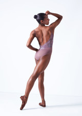 Body con bretelle sottili Selene Move Dance Dietro [Rosa]