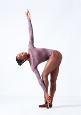 Body a maniche lunghe Brizo Move Dance Davanti 2 [Rosa]