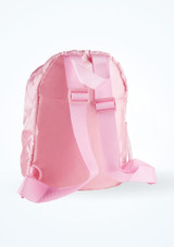 Mochila de satén para niñas Bloch Rosa Dietro [Rosa]
