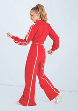 Weissman French Terry Pullover Jacket Rojo 4 [Rojo]