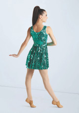 Ultra Sparkle Tank Dress Esmeralda 6 [Verde]