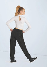 Weissman Long Sleeve Caged Waist Top Blanco 6 [Blanco]