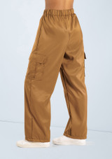 Weissman Wide Leg Cargo Pants Camel 6 [Marrón]