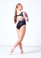 Body con maniche a ¾ Catalina Intermezzo Nero Dietro 2 [Nero]