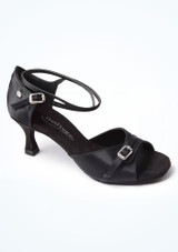 Zapatos de baile latino y salsa 636 PortDance - 5.08 cm [Negro]