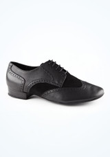 Zapato de baile para hombre Tango 042 PortDance Negro Side [Negro]