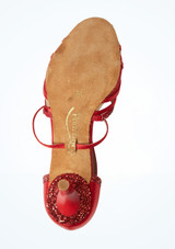 Zapato de baile 800 PortDance - 5.58 cm [Rojo]