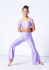 Leggings acampanados brillantes para niña Phoebe Alegra