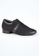 Zapatilla de baile de piel y lycra Pietro para hombre PortDance