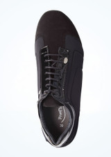Zapato de baile con suela de goma para hombre 035 PortDance Negro Top [Negro]