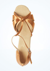 Zapato de baile de satÃƒÂ©n Pro 002 PortDance - 6,1cm [Marrón]