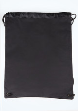 Bolsa con cordón para gimnasia Crystal The Zone - Negra